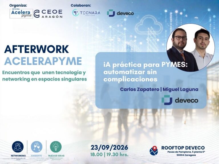 IA práctica para pymes: 23 de septiembre en Zaragoza