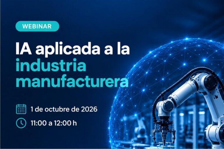 Webinar October 1st: AI applied to the manufacturing industry